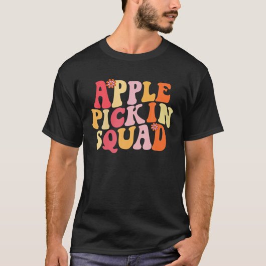 Apple Picking Squad Apple Ernte Saison Apple Pic T-Shirt (Vorderseite)