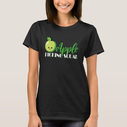 Apple Picking Squad Funny Apple Picking Matching T-Shirt (Vorderseite)