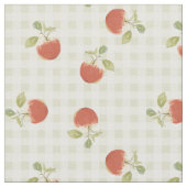 Apple picnic gingham fall print stoff (Nahaufnahme)