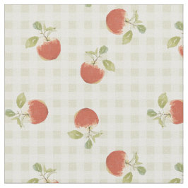 Apple picnic gingham fall print stoff