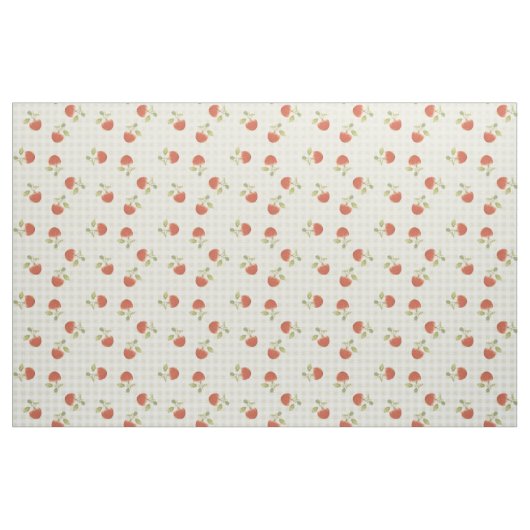 Apple picnic gingham fall print stoff (Fat Quarter (45,7 x 55,9 cm))