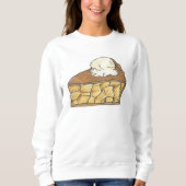 Apple Pie a la Mode Slice Dessert Sweatshirt (Vorderseite)