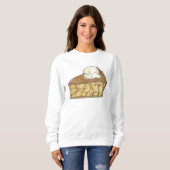 Apple Pie a la Mode Slice Dessert Sweatshirt (Vorne ganz)