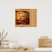 APPLE PIE ART POSTER MENÜ (Küche)