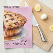 Apple Pie Backrezeptur Geschirrtuch (Viertel Falte)