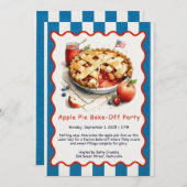 Apple Pie Bake-Off-Einladung zum Arbeitstag Einladung (Vorne/Hinten)