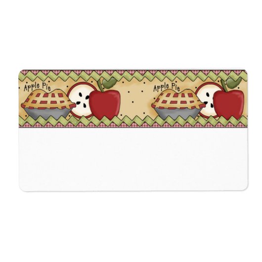 Apple Pie Border Label (Vorne)