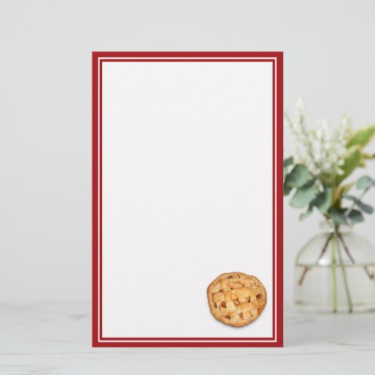 Apple Pie Briefpapier (Stehend Vorderseite)