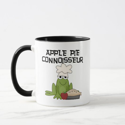Apple Pie Connoisseur Tshirts und Geschenke Tasse (Links)