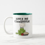 Apple Pie Connoisseur Tshirts und Geschenke Zweifarbige Tasse (Links)