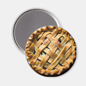 Apple Pie Crust realistisch Magnet (Vorderseite/Rückseite)