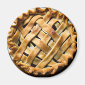 Apple Pie Crust realistisch Magnet (Vorne)