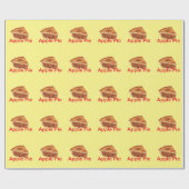 Apple Pie Dessert Geschenkpapier (Flach)