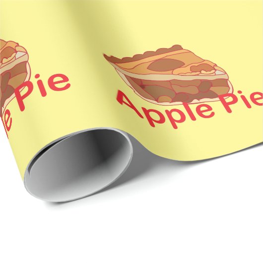 Apple Pie Dessert Geschenkpapier (Rolleneckpunkt)