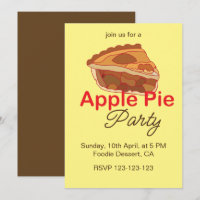Apple Pie Dessert Party