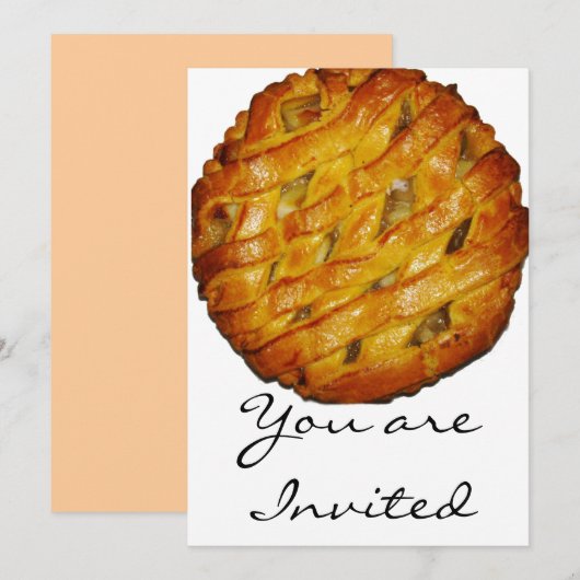 Apple Pie_Einladung Einladung (Vorne/Hinten)