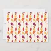 Apple Pie Food Erntedank Dinner Einladung (Rückseite)