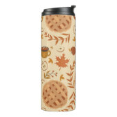 Apple Pie Herbst: Vintage Grafik Thermosbecher (Nach links gedreht)