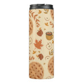 Apple Pie Herbst: Vintage Grafik Thermosbecher (Rückseite)