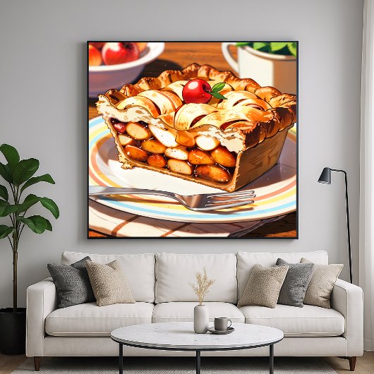 Apple Pie - Illustration Art Style Poster