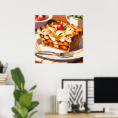 Apple Pie - Illustration Art Style Poster (Heimbüro)