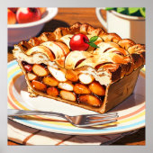 Apple Pie - Illustration Art Style Poster (Vorne)