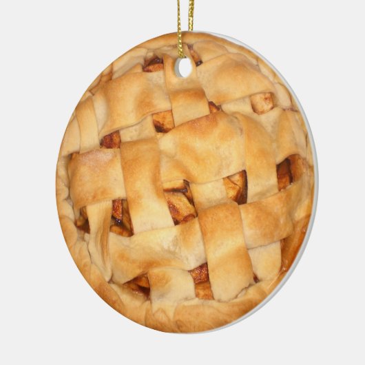 Apple Pie Keramik Ornament (Links)
