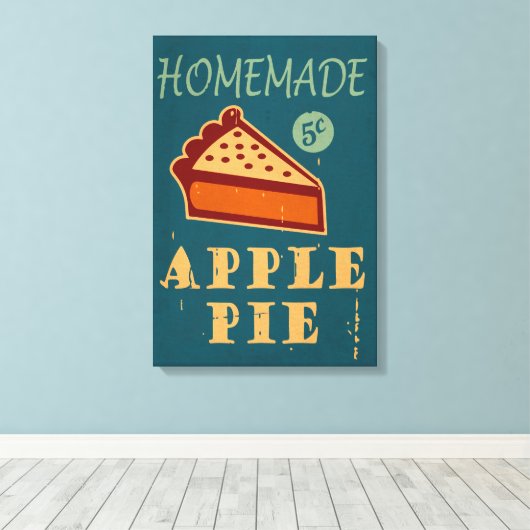 Apple Pie Leinwanddruck (Insitu (Holzboden))