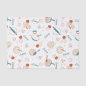 Apple Pie Lover Muster Seidenpapier (Vorderseite)