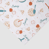 Apple Pie Lover Muster Seidenpapier (Ausschnitt)