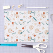 Apple Pie Lover Muster Seidenpapier (Handwerk)