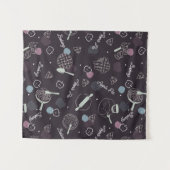 Apple Pie Lover Muster Wandteppich (Vorderseite (Horizontal))