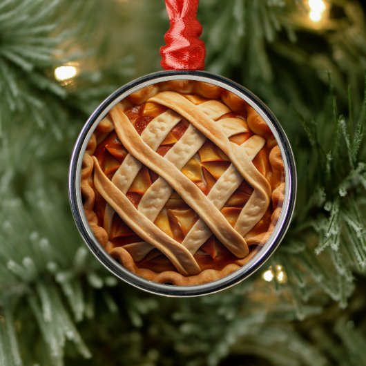 Apple Pie Ornament Aus Metall (Baum)