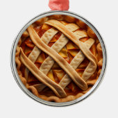 Apple Pie Ornament Aus Metall (Vorne)