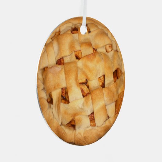 Apple Pie Ornament Aus Metall (Vorderseite Rechts)