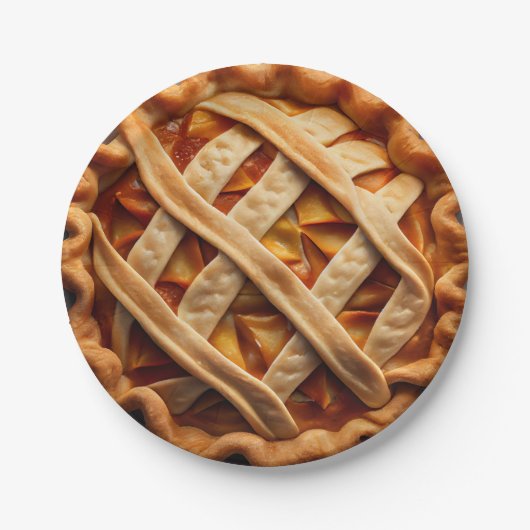 Apple Pie Pappteller (Vorderseite)