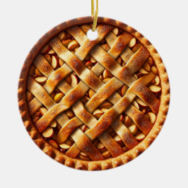Apple Pie Personalisiert Food Weihnachten Keramik Ornament