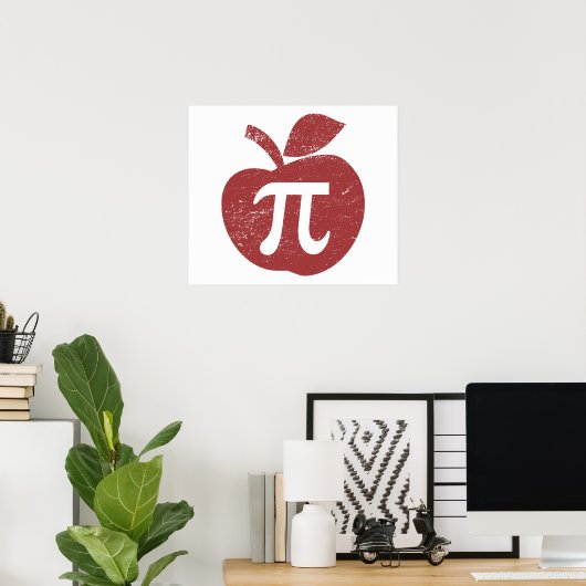 Apple Pie Pi Day Poster (Heimbüro)