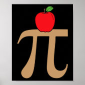 Apple Pie Pi Math Pun Poster (Vorne)