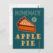 Apple Pie Postkarte (Vorne/Hinten)
