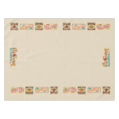 Apple Pie, Pumpkin Pie Fall Tablecover Tischdecke (Vorderseite (Horizontal))