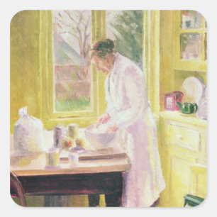 Apple Pie Quadratischer Aufkleber