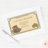 APPLE PIE rechteckiger Aufkleber (Umschlag)