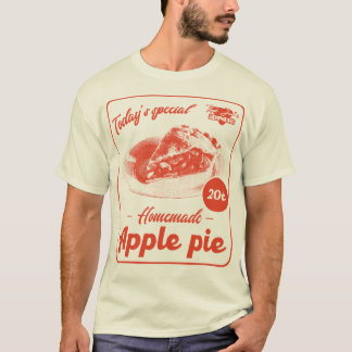 Apple Pie Retro ästhetische Diner Promo Poster T-Shirt