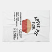 Apple Pie Rezept Geschirrtuch (Horizontal)