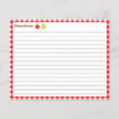 Apple Pie Rezpe Red Gingham Rezept (Rückseite)