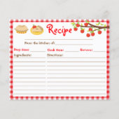 Apple Pie Rezpe Red Gingham Rezept (Vorderseite)