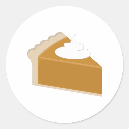 Apple Pie Runder Aufkleber (Vorderseite)