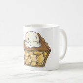Apple Pie Slice a la Mode Ice Cream Dessert Pickni Kaffeetasse (VorderseiteRechts)