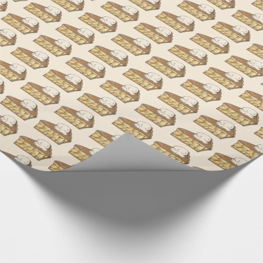 Apple Pie Slice Villa Saroli Geschenkpapier (Ecke)